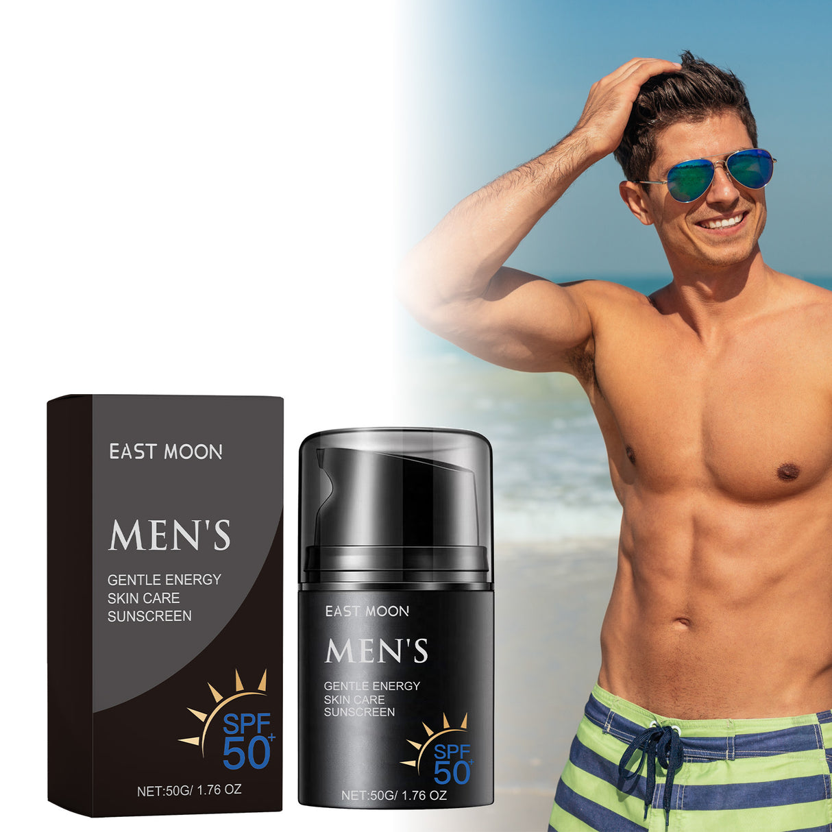 Enhanced Sunscreen For Men, Summer Outdoor Uv Protection Moisturizing Mild Refreshing Protective Cream - V.I.P Digital Presence