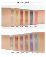HANDAIYAN Diamond Pearl Liquid Eye Shadow 12 Colors Shining Bright Eye Shadow Liquid - V.I.P Digital Presence