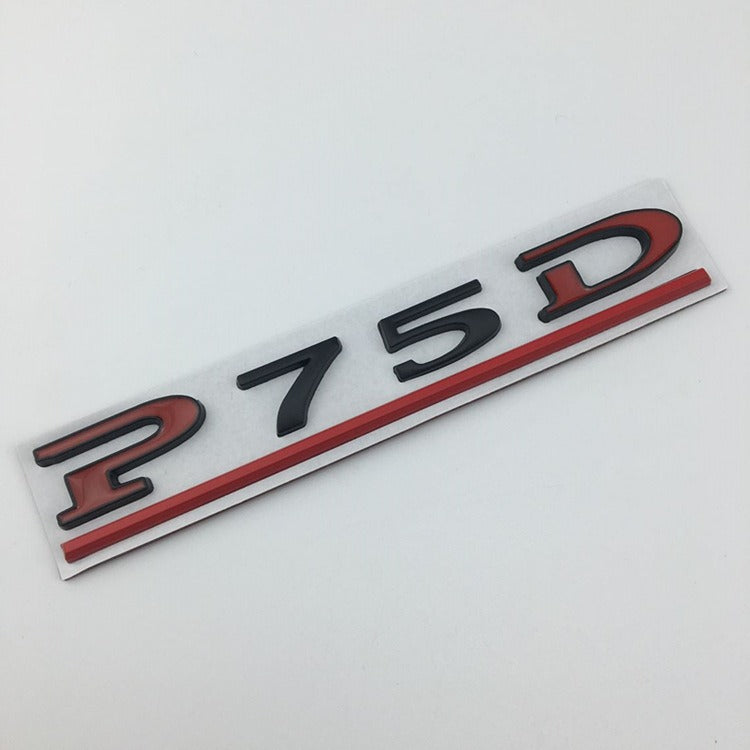 Applicable to Tesla car sticker MODEL3MODELS MODELX P75D P85D P90D P100D logo - V.I.P Digital Presence