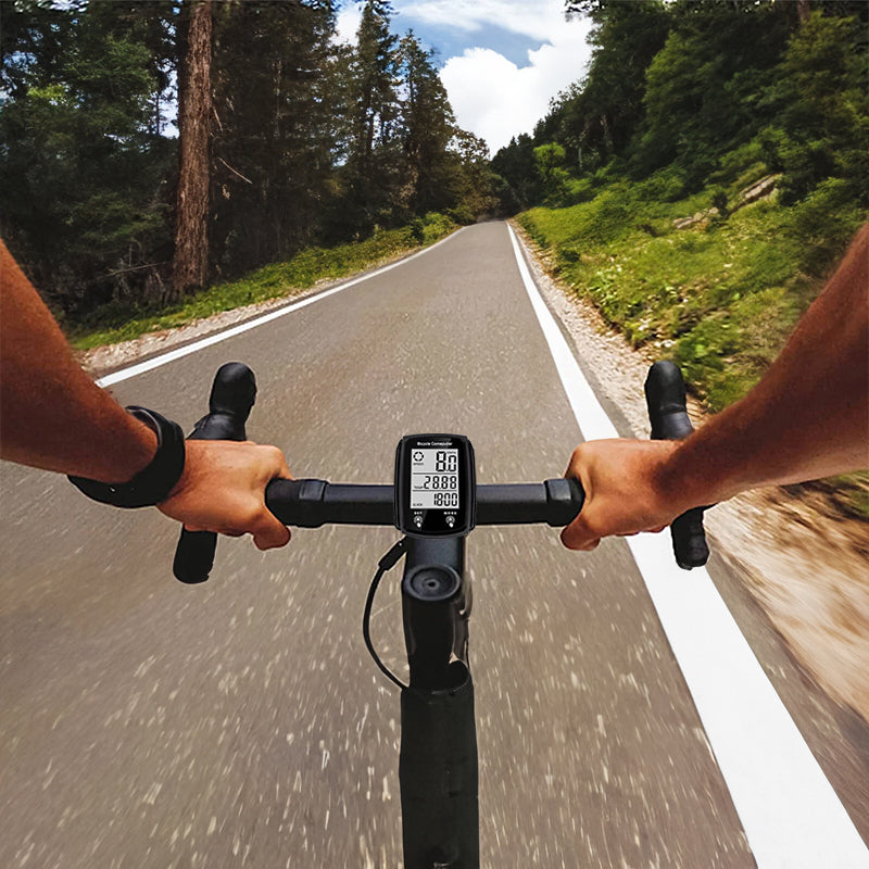 Wired LCD Digital Bicycle Computer - Speedometer and Odometer with Backlight, a Must - have Bike Accessory - V.I.P Digital Presence