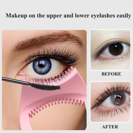 Mascara Shield Applicator Eyelash Brush Curler Guard Applicator Silicone Eyelashes Makeup Tool Eyeliner Guide Applicator Helper - V.I.P Digital Presence