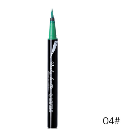 Music Flower 6 Colors Glitter Eyeliner Pencil Liquid Eye Makeup Set Waterproof Long-lasting Black Eye Liner Pen - V.I.P Digital Presence