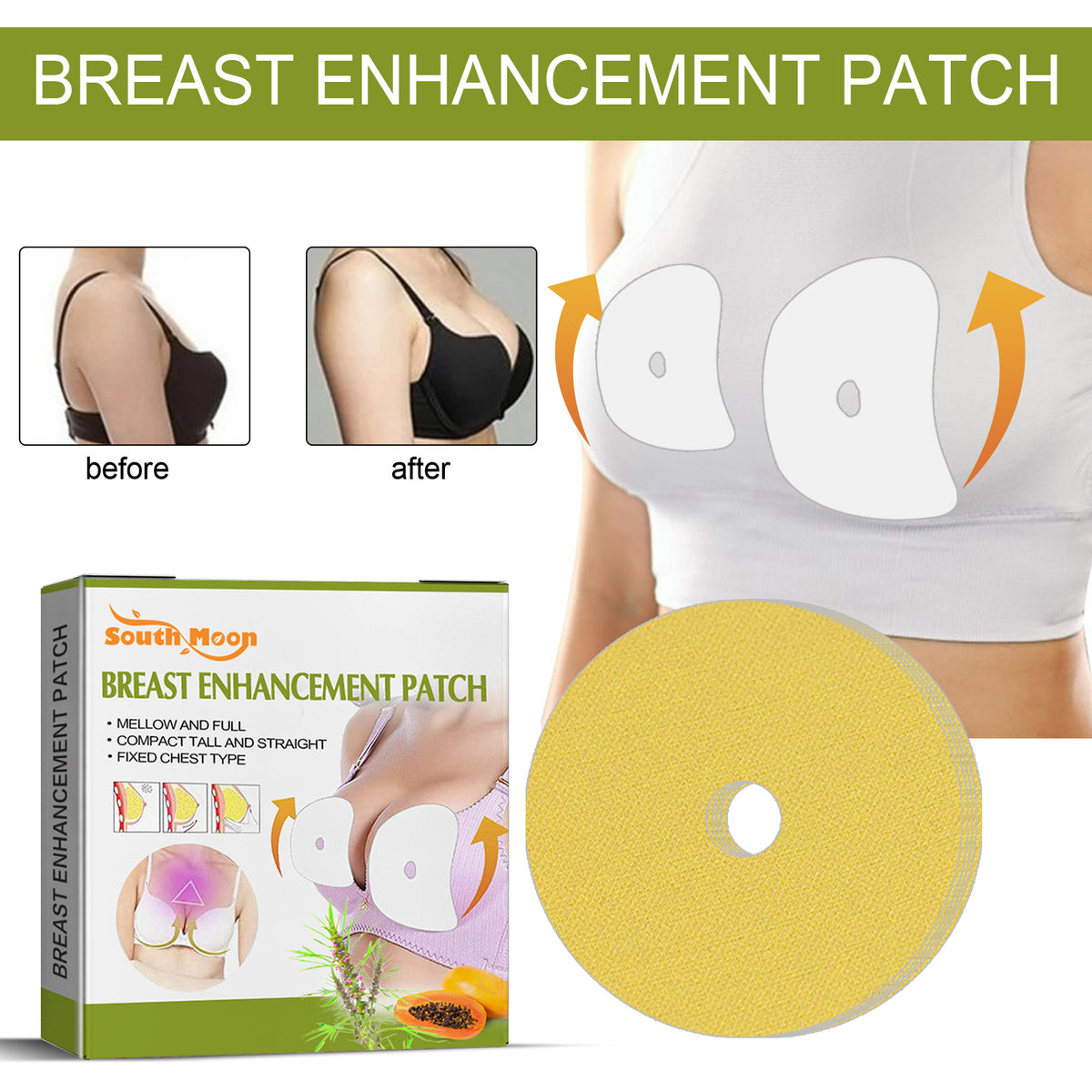 Breast Enhancement Patch, Chest Firming Anti-sagging Gather Breathable Plump Breasts Patch - V.I.P Digital Presence