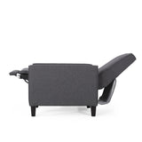 Smoke Fabric Push Back Chair for Elegant Home Décor - V.I.P Digital Presence