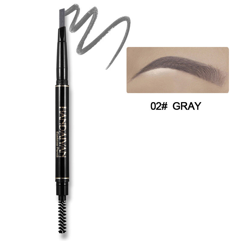 HANDAIYAN 5 Colors Automatic Rotating Eyebrow Pencil Double-ended Waterproof Triangle Eyebrow Pencil - V.I.P Digital Presence