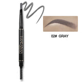 HANDAIYAN 5 Colors Automatic Rotating Eyebrow Pencil Double-ended Waterproof Triangle Eyebrow Pencil - V.I.P Digital Presence