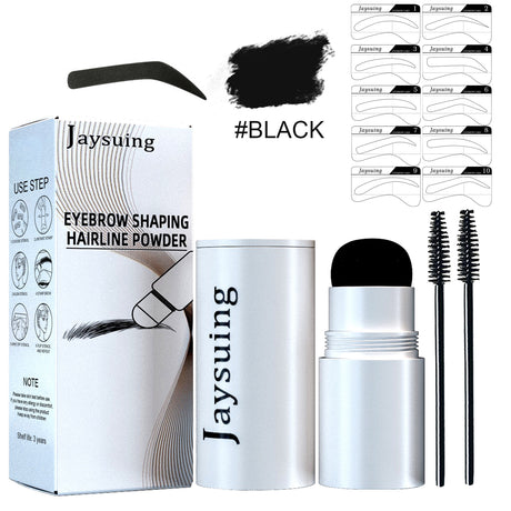Jaysuing Eyebrow Printing Set Eyebrow Powder Hairline Retouching Eyebrow Shape Portable Hairline Eyebrow Repair Shadow Powder - V.I.P Digital Presence