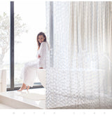 3D Water Cube Shower Curtain, Silk Pattern Waterproof Bathroom Partition Curtain, Cobblestone Curtain - V.I.P Digital Presence