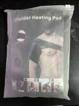Shoulder therapy electric heated shoulder wrap brace vibration massage powered by portable charger - V.I.P Digital Presence