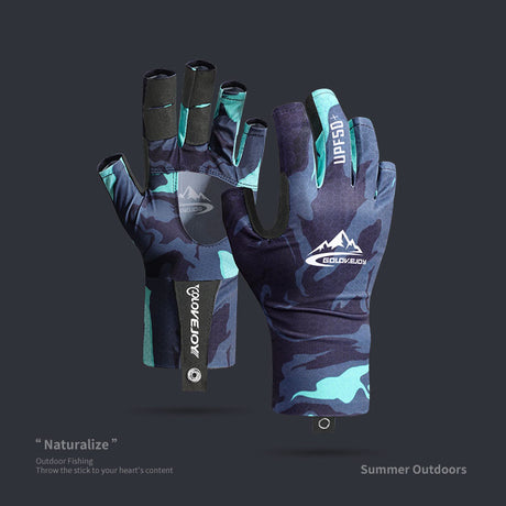 Professional UPF50+ Lure Fishing Gloves Half Finger Sun protection Ice silk Fishing Gloves For Men - V.I.P Digital Presence