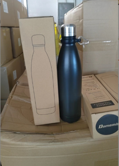 Botella de Coca-Cola de 750 ml con fondo desmontable, botella de agua para deportes al aire libre, taza térmica multifuncional de acero inoxidable 
