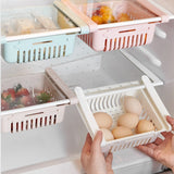 Retractable Refrigerator Divider Organizing Storage Rack Home Storage Rack Preservation Pull-Out Classification Box Refrigerator Partition Frame - V.I.P Digital Presence