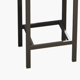 Modern Design Kitchen Dining Table Pub Table Long Dining Table Set with 3 Stools Easy Assembly Gray - V.I.P Digital Presence