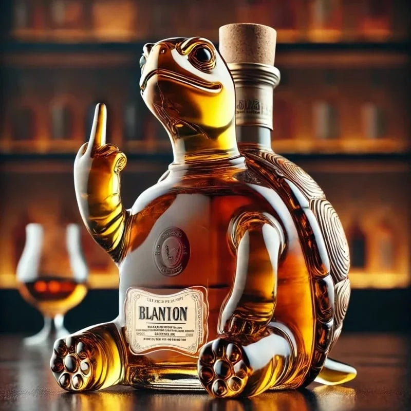 10Oz Funny Middle Finger Duck/Turtle/Dog Whisky Glass Decanter – Bar/Office/Home Decor. - V.I.P Digital Presence