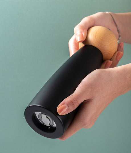 Kitchen Adjustable Coarseness Wood Pepper Grinder Mill Wooden Manual Sea Ceramic Grinding Mechanism Salt Mill - V.I.P Digital Presence