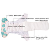 Happy Flute 1 pcs heavy wetter night AIO AI2 baby cloth diaper nappy one size fit all - V.I.P Digital Presence