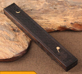 Wooden thread incense box, black sandalwood inlaid with boxwood, sleeping incense burner, incense burner, household indoor agarw - V.I.P Digital Presence
