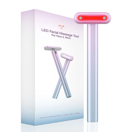 4 in 1 Facial Wand EMS Microcurrent Vibration Warm Red Light Face Lifting Machine Skin Tightening Device Neck Eye Massager Tools - V.I.P Digital Presence