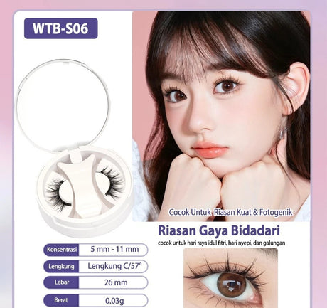 Natural Thick Portable Adhesive Free Eyelash Magnetic Suction Eyelash Style - V.I.P Digital Presence