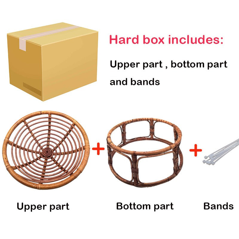 Newborn photography props rattan chair studio shooting supplies auxiliary shooting props handmade - V.I.P Digital Presence