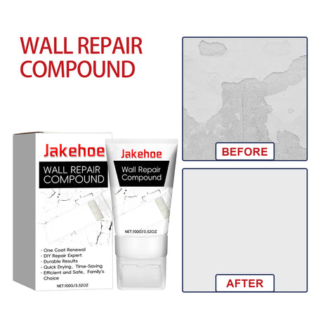 Wall Repair Compound, Household Wall Leak Cracks Nail Eye Waterproof And Mildew Wall Renovation Repair Cream - V.I.P Digital Presence