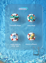 Cute Crocodile Automatic Electric Water Gun Summer Toy Gun Beach Outdoor Water Fight Toys - V.I.P Digital Presence