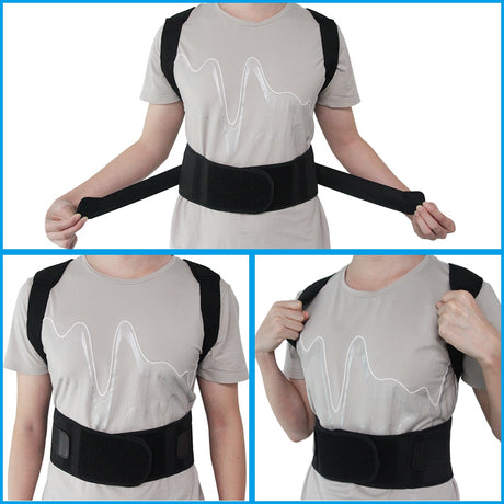 Magnetic Therapy Posture Corrector Brace Shoulder Back Support Belt for Men Women Braces & Supports Belt Shoulder Posture - V.I.P Digital Presence