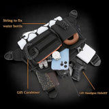 Men's Tactical Chest Bag - EDC Waterproof Anti-Theft Vest for Outdoor Cycling & Running - V.I.P Digital Presence