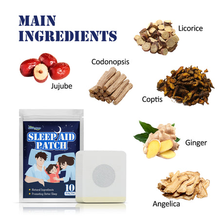 Sleep Aid Patch, Body Relief Staying Up Late To Improve Sleep Decompression Acupoint Health Care Patch - V.I.P Digital Presence