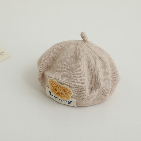 Children Spring and Autumn Beret Baby Cute Bear Hat Korean Version Male and Female Baby Corduroy Painter Hat - V.I.P Digital Presence