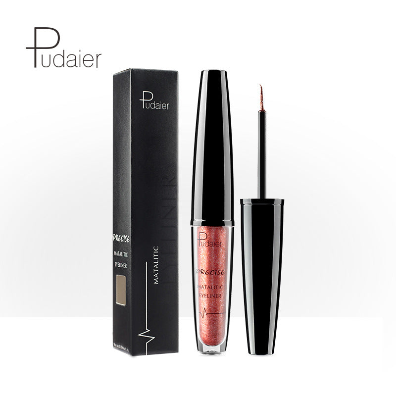 Heavy Metal Pearlescent Liquid Eyeliner Pudaier Metallic Liquid Eyeliner Sparkle Eyeliner Collection - V.I.P Digital Presence
