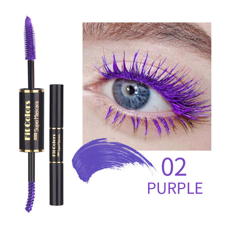 Fit Colors Double-Head Color Mascara Thick Curling Waterproof Not Smudged Multi-White Eyebrow Mascara - V.I.P Digital Presence