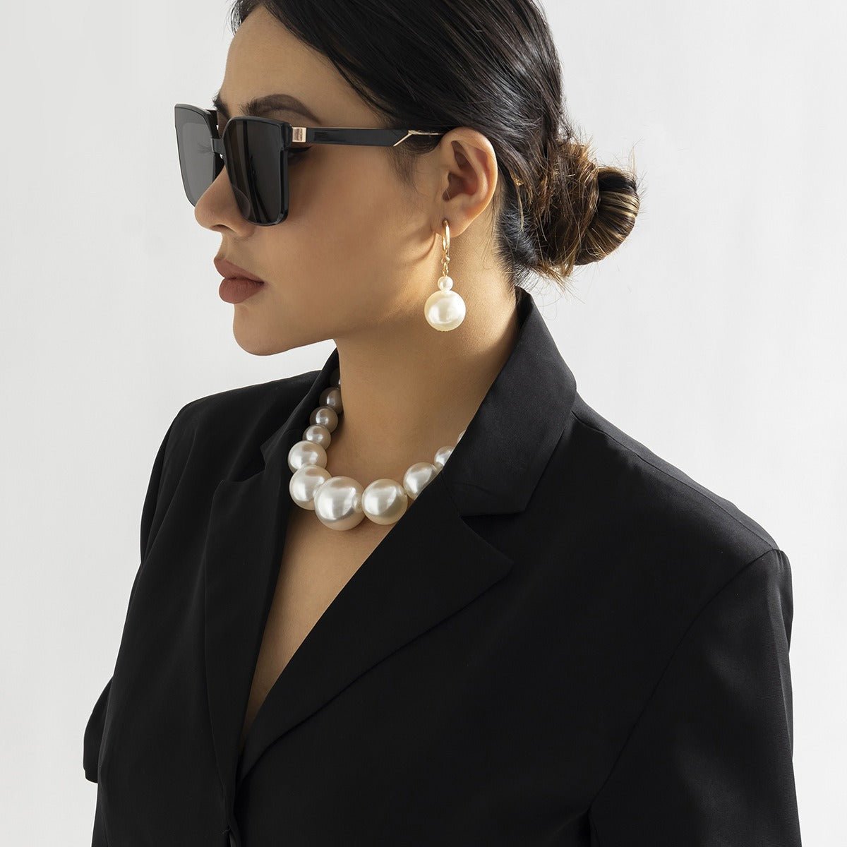 European and American Jewelry Retro Beaded Chain Necklace for Women Ethnic Imitation Pearls Design Necklaces Statement Jewelry - V.I.P Digital Presence