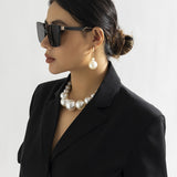 European and American Jewelry Retro Beaded Chain Necklace for Women Ethnic Imitation Pearls Design Necklaces Statement Jewelry - V.I.P Digital Presence