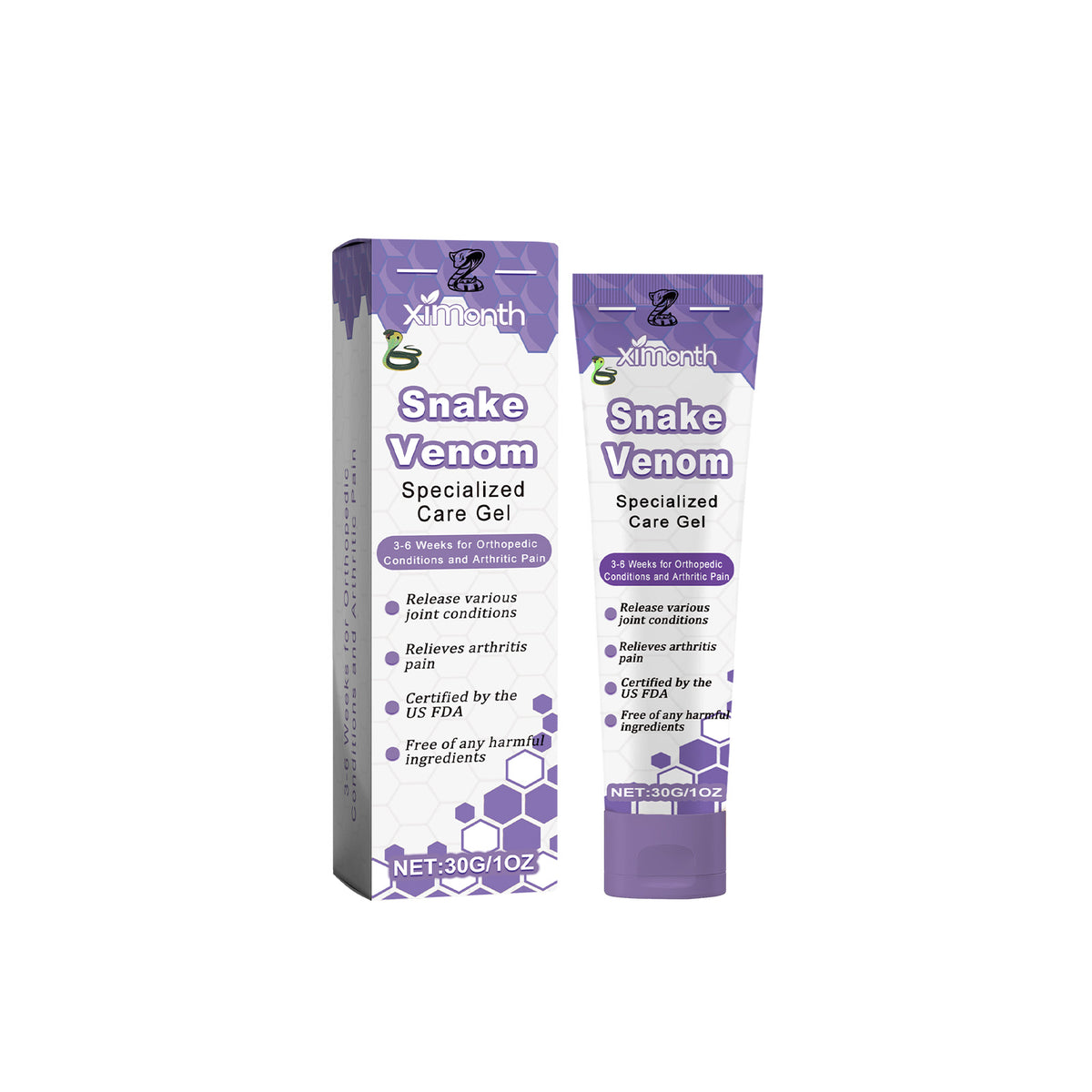 Snake Venom Joint Care Gel Relieves Pain In Joints, Muscles And Bones And Body Massage Cream - V.I.P Digital Presence