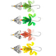 Frogs Fishing Lure Set 4pcs/LOT Rubber Soft Fishing Lures Bass SpinnerBait spoon Lures carp fishing tackle - V.I.P Digital Presence