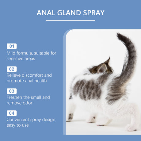 Cat Anal Gland Odor Removal Spray, Fresh Odor Removal After Cleaning Spray For Cats - V.I.P Digital Presence