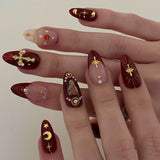 European and American popular manicure wearable nails cross flash diamond explosive wearable nails fake nails - V.I.P Digital Presence
