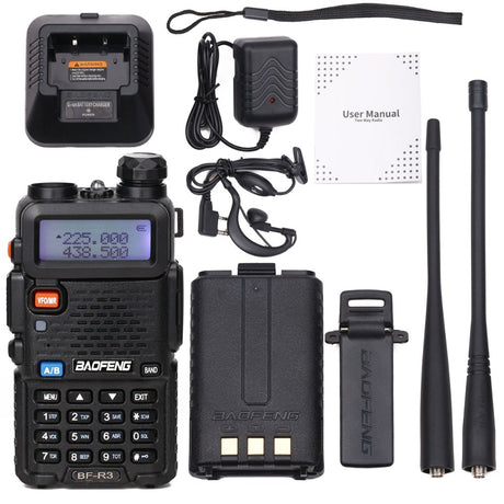 BaoFeng BF-UV5R Tri-Band Walkie Talkie 136-174Mhz 220-260Mhz/400-520Mhz+2 AntennaTwo Way Amatuer Portable ham Radio up of UV-5R - V.I.P Digital Presence