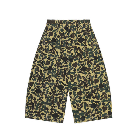 Camouflage Tiger Pattern Work Shorts Men's European and American Trendy Design Embroidered Letter Knife Loose Casual Five-Point Pants - V.I.P Digital Presence