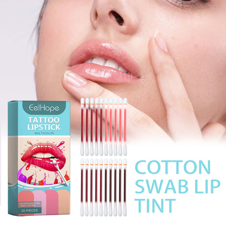 Cotton Swab Lip Glaze, Long-Lasting Moisture Not Easy To Fade Lip Color Lipstick Portable Moisturizing Disposable Lip Glaze - V.I.P Digital Presence