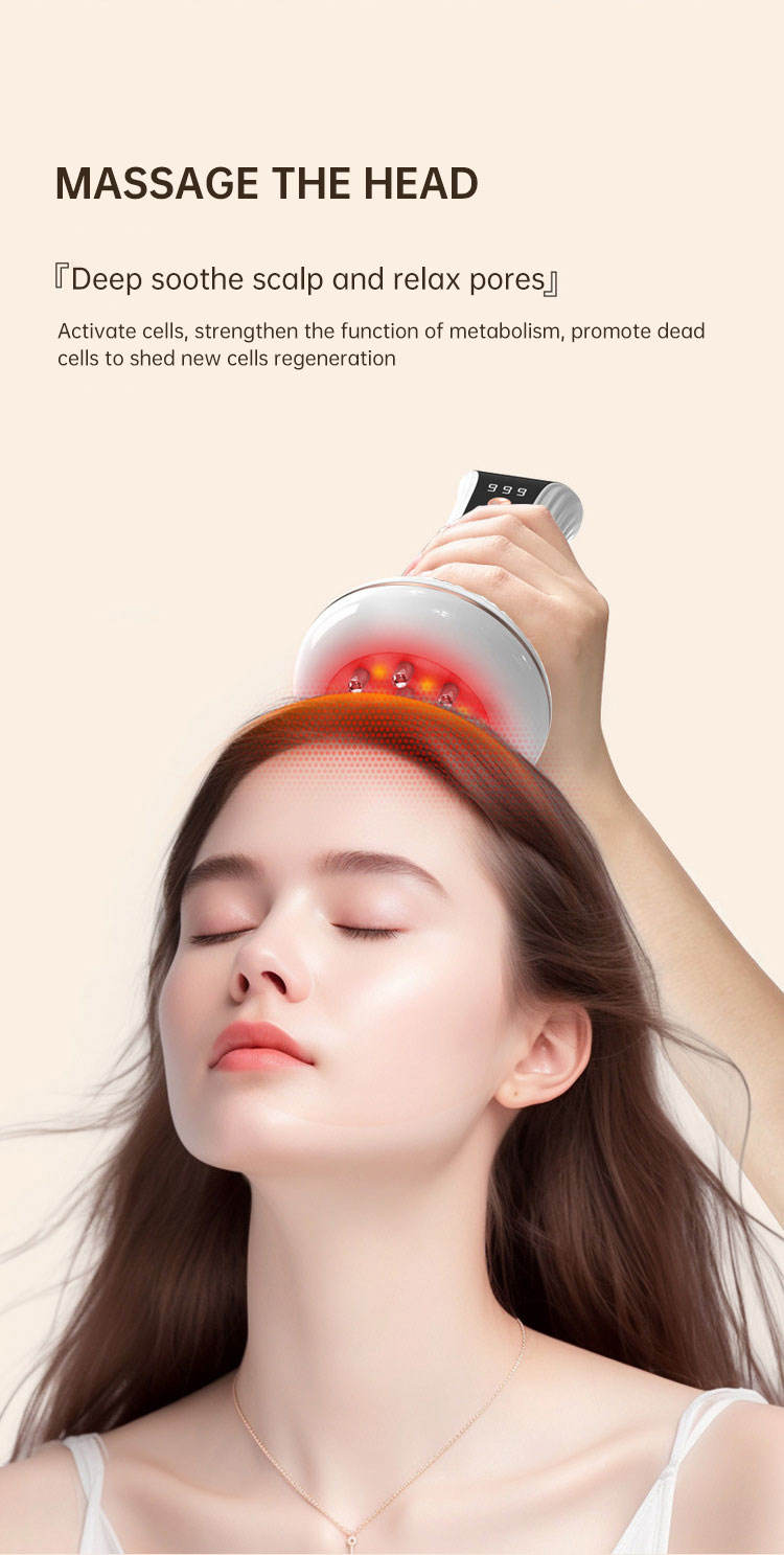 Multifunctional Electric Meridian Massage Brush EMS Heat Therapy Body Head Massager Slimming Electric Meridian Brush - V.I.P Digital Presence