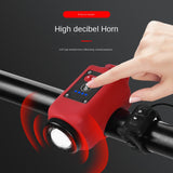 Bicycle lights, mountain road bikes, high decibel horn lights, outdoor cycling, waterproof USB charging bike riding lights - V.I.P Digital Presence