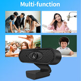 Cámara web USB flexible HD/1080P/PC con micrófono, cámara web USB para computadora, cámara web, video Full HD 