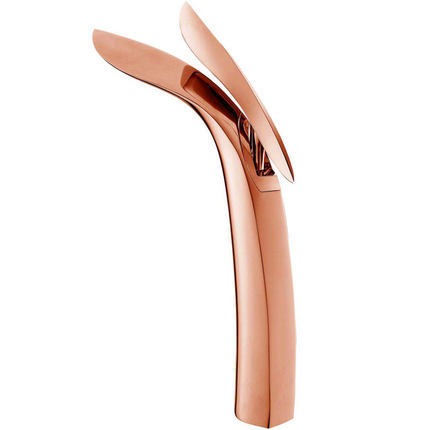 Light luxury all copper mesh red rose gold washbasin under the sink, basin faucet, light luxury style, simple and creative faucet, bathroom - V.I.P Digital Presence