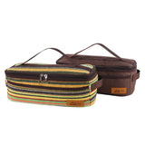 Bolsa de almacenamiento de utensilios de cocina para acampar al aire libre, bolsa de almacenamiento de vajilla para barbacoa de camping, bolsa de cosméticos de viaje autónoma, bolsa de lavado portátil