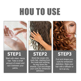 Moisturizing Styling Cream, Fluffy Curly Hair Styling, Hydrating And Glossy Frizzy Hair Repair Cream - V.I.P Digital Presence
