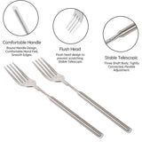 Stainless Steel Telescopic Long-Handle Fork for Barbecue, Dinner, Fruits and Desserts - V.I.P Digital Presence