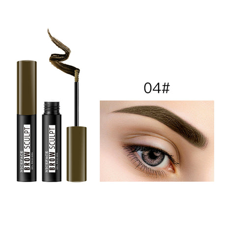 NICEFACE New 4 Color Eyebrow Dyeing Cream Slim Brush Head Waterproof/Anti-Sweat Eyebrow Dyeing Liquid Long Lasting Makeup Without Smudging - V.I.P Digital Presence