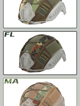 Tactical Multicam Helmet Cover for for Ops-Core FAST PJ Helmet Paintball Wargame Gear CS FAST Helmet Cover - V.I.P Digital Presence